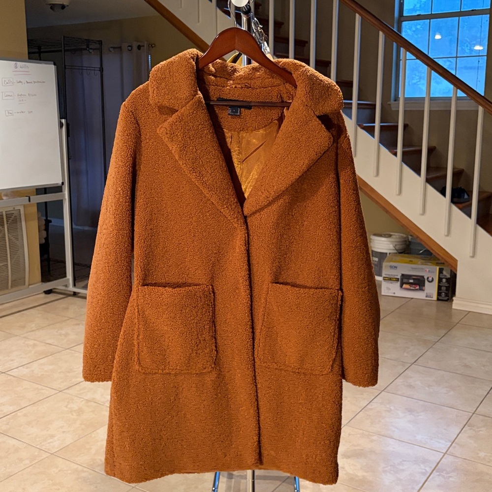 French Connection Rust Teddy Jacket - image 1